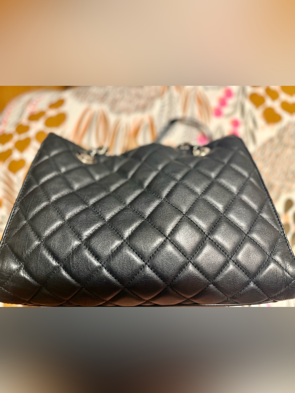 Chanel Classic Black Quilted Calfskin Shoulder Tote Bag - Picture 16 of 16